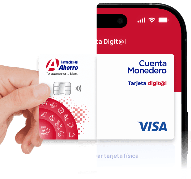 Para compras en línea, usa tu <span style='color: #233BC1'>Tarjeta</span> <span style='color: #C8102E'>digit@l</span>