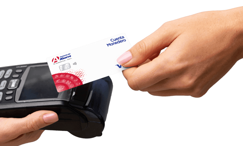 Tu <span style='color: #001489'><strong>tarjeta </strong></span> <span style='color: #C8102E'><strong>física</strong></span> es exclusiva para tus <strong>compras presenciales</strong> en tiendas.